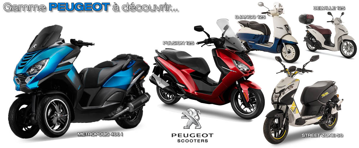 Gamme Peugeot scooter 2019
